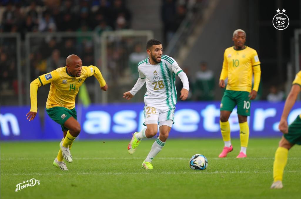 l'Algérie et l'Afrique du Sud font match nul