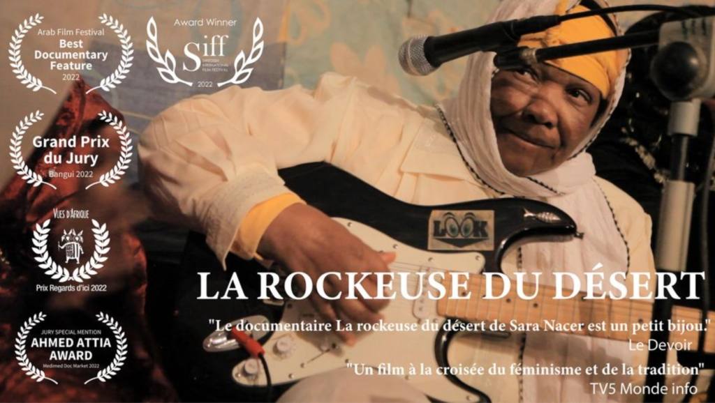 «La Rockeuse du Désert», en hommage à Hasna El Bacharia, en projection à Alger et à Oran.