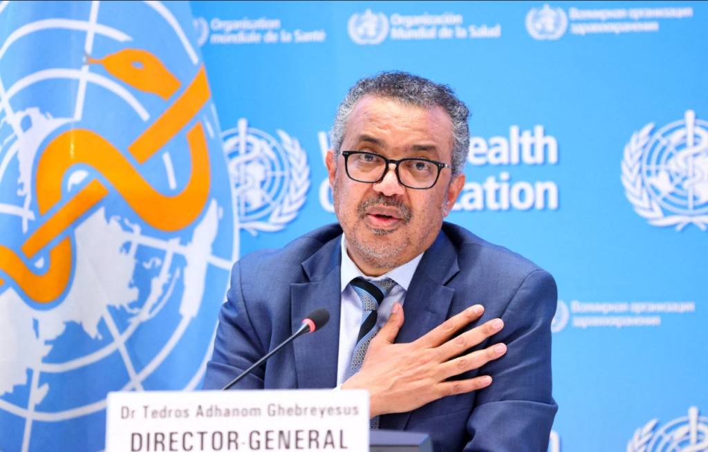 Le directeur général de l'Organisation mondiale de la santé (OMS), Tedros Adhanom Ghebreyesus.