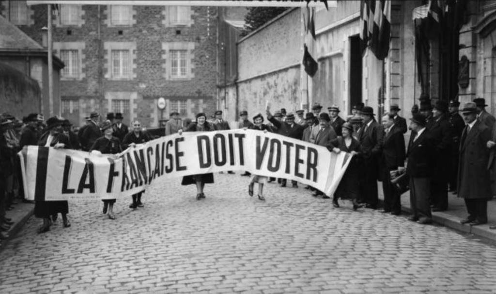 Les Françaises ont arraché le droit de vote 21 avril 1944