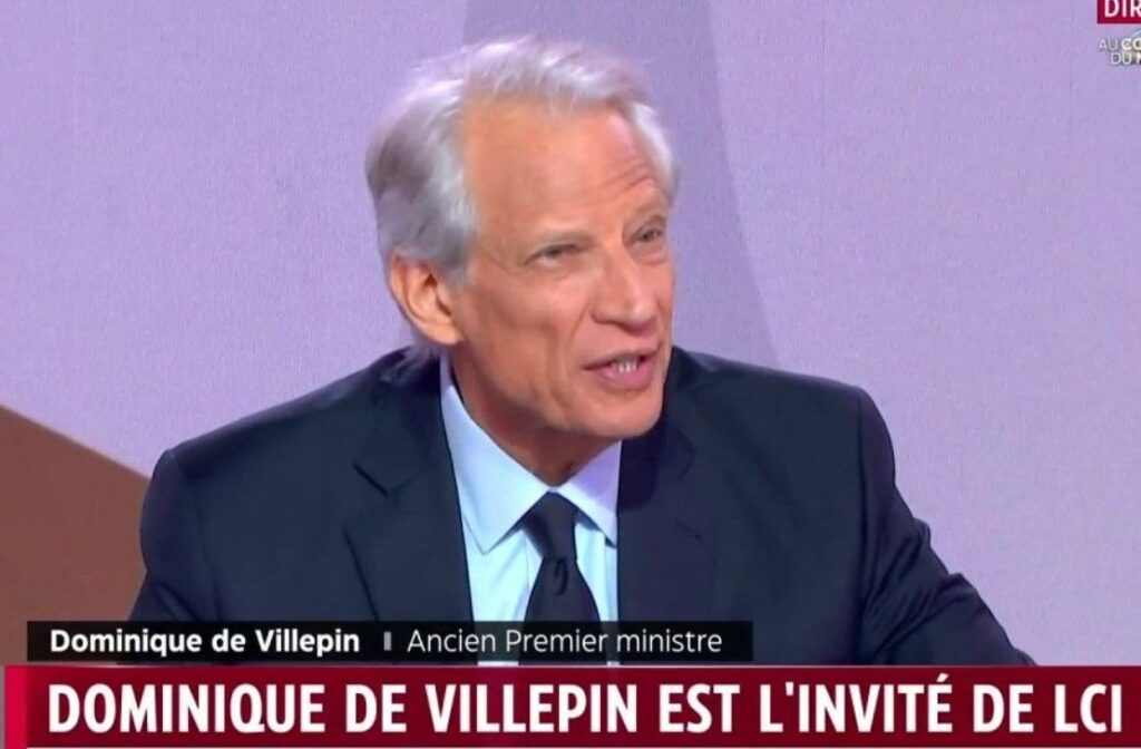 De Villepin accuse Israël de refuser la négociation pour poursuivre sa politique de colonisation