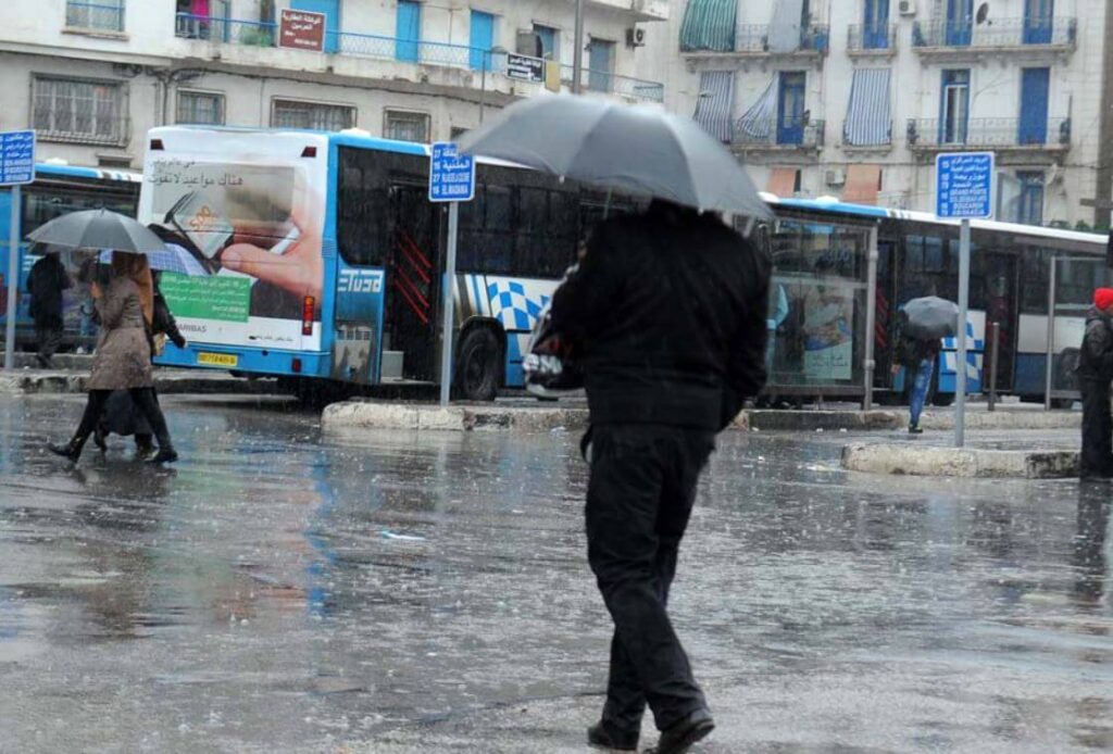 Bulletin météo spécial (BMS) : pluies orageuses dans 18 wilayas cet après-midi